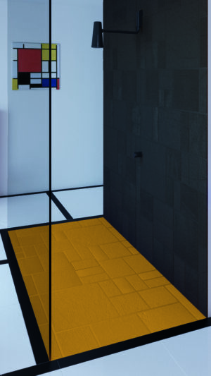 <b>Mondrian</b> | Shower Base - Colors on Demand